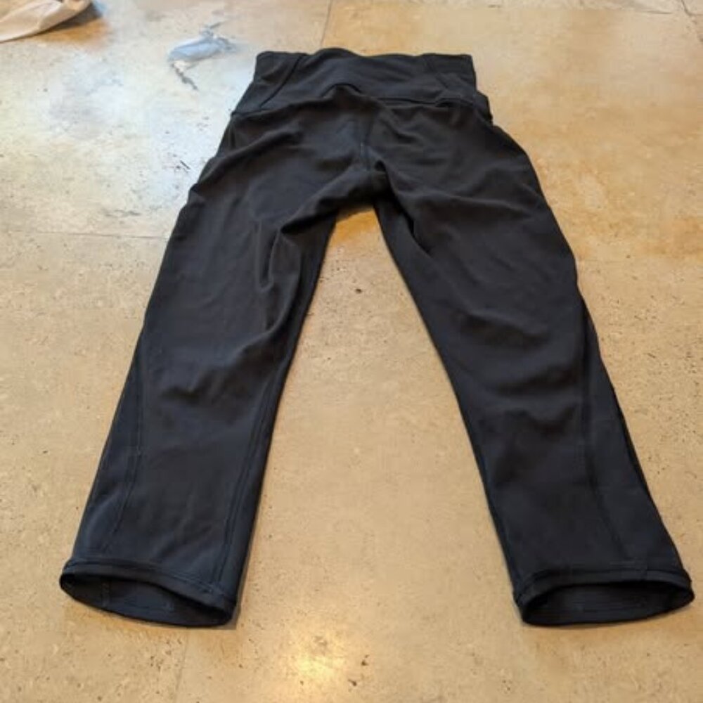 Lululemon Black capri.  Size 2.   EUC (I don't think these have ever been worn).